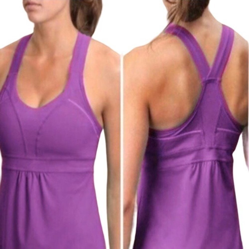 Athleta Horizon Tank in Eggplant Purple Women’s Size Large